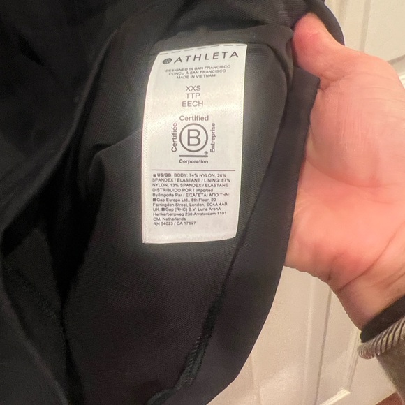 Athleta Black Long Sleeve Dress - Picture 8 of 12